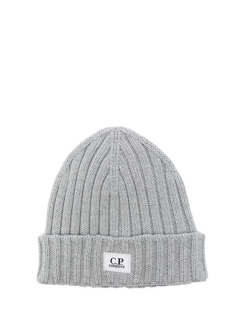 beanie hat man grey C.P. COMPANY | RFCMAC738A-005509AM92